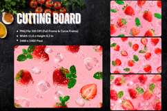 Fruit Cutting Board Strawberry Chopping Board Printables Product Image 1