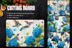 Flower Cutting Board Kitchen Chopping Board Sublimation_89 Product Image 1