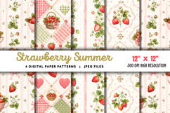Strawberry Summer Patterns JPG Product Image 1