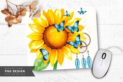 Golden Field Design Mouse Pad PNG Design Product Image 1
