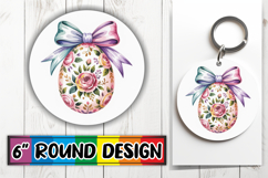 Radiant Sublimation Ornaments PNG, Easter Egg Product Image 1