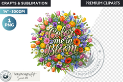 Bloom &amp; Bright Spring Quotes for Sublimation and POD Product Image 1