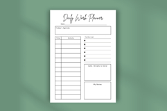 Daily Work Planner Template | Canva Editable Digital Planner Product Image 4