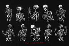 10 Bundle Dark Art Skeleton Skull Death Bone Grave Ghost Product Image 6