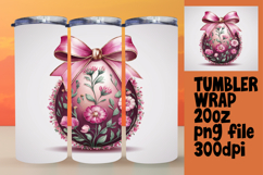 VIBRANT 20oz Tumbler Template for DIY , Easter Egg Product Image 1