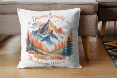 Crisp Trails Autumn Hike Quotes &amp; Nature PNG Pack Product Image 4