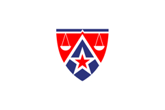 America Shield Star Scale of Justice Logo Product Image 1