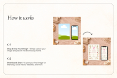 Baby Shower Invitation Canva Mockups Product Image 4