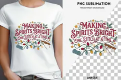 Christmas crochet png design for T-shirts Product Image 4