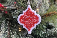 Christmas Baby Arabesque Ornament Bundle, Christmas SVG Product Image 2