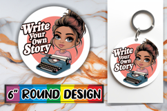 Timeless Sublimation Circle PNG, Mother&#039;s Day Product Image 1