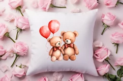 Valentines Day Animal Couple Clipart, Valentine Couple Product Image 4