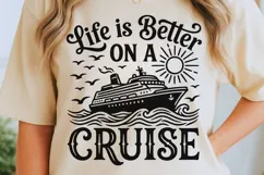 Life Is Better On A Cruise Svg, Family Cruise Svg. Product Image 5