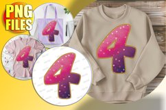 4 Doodle Letter Valentine Whimsical Joyful Charm! Product Image 1