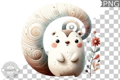Quirky Animals Sublimation - Clipart PNG Design Product Image 1
