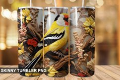 3D Embroidered Goldfinch Tumbler Bundle 15 Designs Product Image 5