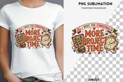 Christmas crochet png design for T-shirts Product Image 4