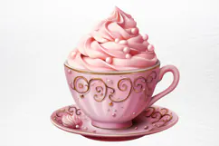 Christmas Hot Cocoa Watercolor Clipart PNG Product Image 4