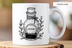 Hand Drawn Potion Jar SVG - Halloween SVG Product Image 4