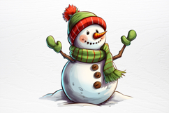 Funny Snowman Sublimation PNG Product Image 4