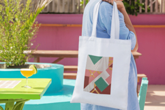 Colorful Geometric Abstract Embroidery Design Product Image 4