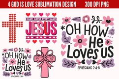God Is Love Bundle Clipart Bundle PNG Product Image 4