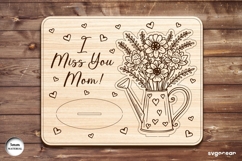 Mother&#039;s Day Pop Up Card Laser Cut | Glowforge | SVG Product Image 2
