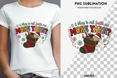 Christmas crochet png design for T-shirts Product Image 4
