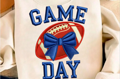 Faux Yarn Crochet Baseball Game Day PNG Product Image 1