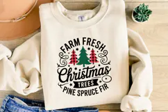 Farm Fresh Christmas Trees Svg | Christmas svg | Shirt Svg Product Image 4