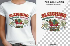 Christmas crochet png design for T-shirts Product Image 4