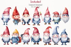 Santa Back To School Watercolor 69 Cliparts Collection Product Image 4