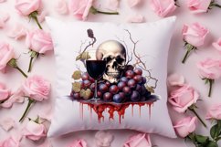 Gothic Valentines Day Clipart, Valentine Skeleton Product Image 4
