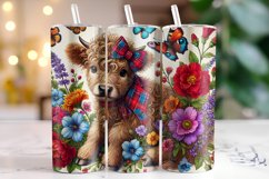 Highland Cow Tumbler Wrap | Sublimation | Tumblers Product Image 1