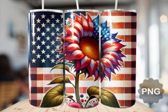 4th Of July Sunflowers Tumbler Bundle - 4th of July Tumbler Product Image 5