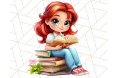 Teacher at Work Clipart, Teaching PNG, School Graphics Product Image 4