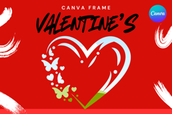 Heart Canva Frame Love Heart Valentine Shape Photo Frame_4 Product Image 1