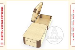 Box Organizer v22 - laser cut file - Glowforge ready SVG Product Image 4