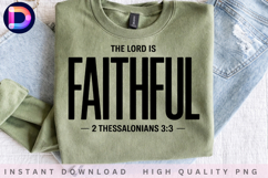 The Lord Is Faithful 2 Thessalonians 3:3 Christian Bible Product Image 3