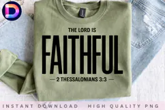 The Lord Is Faithful 2 Thessalonians 3:3 Christian Bible Product Image 3