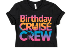 Birthday Cruise Crew svg | Svg Files for Cricut | Shirt Svg Product Image 1