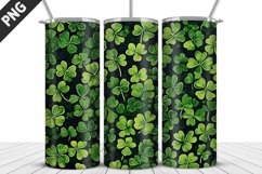 3D St Patrick&#039;s Day Tumbler Wrap| Sublimation Design Product Image 1