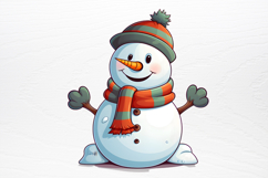 Funny Snowman Sublimation PNG Product Image 4