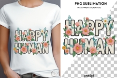 Happy human png design for T-shirts Product Image 4