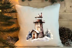 Cozy Christmas Farm Clipart, Christmas Clipart Product Image 4