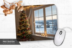 Holiday Cheer by the Window Mouse Pad Design Product Image 1