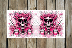 Skulls and coffee | Halloween Sublimation Mug design PL Product Image 4