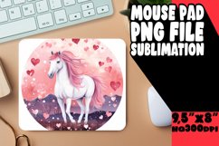 Enchanted Unicorn Sparkle Sublimation Mouse Mat Product Image 1