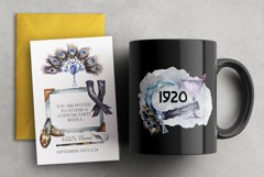 1920s party watercolor clipart Product Image 8