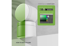 Plastic Cream Jar - PSD Mockup Product Image 4